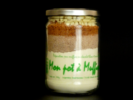 Mon pot à Muffins - chocolat blanc et pain d'épices