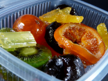 Morceaux de Fruits confits pour la ptisserie