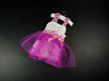 Robe Tutu fuchsia  garnir de drages