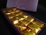 Coffret violine 18 marrons glacs